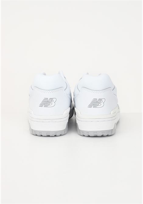 Sneakers bianche da uomo donna in pelle 550 NEW BALANCE | BB550PB1WHITE